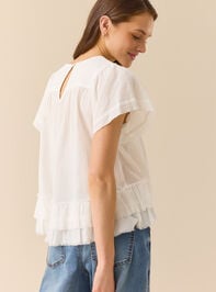 Ava Crochet Boho Top Detail 4 - TULLABEE
