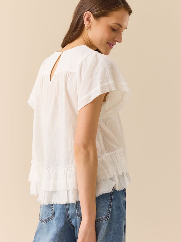 Ava Crochet Boho Top Detail 4 - TULLABEE