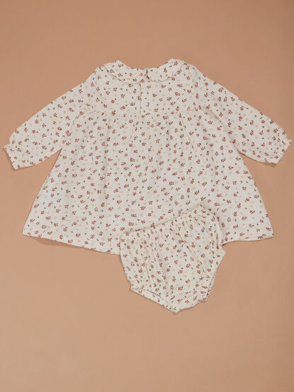 Carrie Collared Floral Dress - TULLABEE