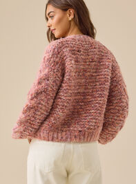 Poppie Chunky Knit Cardigan Detail 7 - TULLABEE