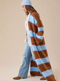 Camryn Striped Duster Detail 4 - TULLABEE
