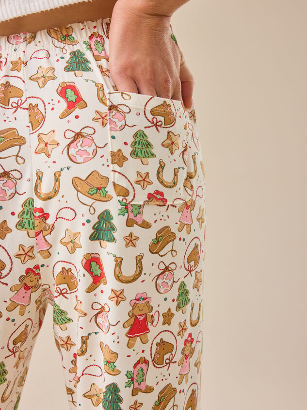 Cowgirl Christmas Pant Detail 5 - TULLABEE