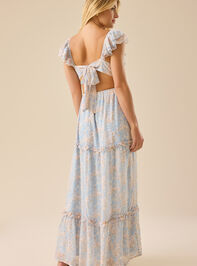 Auburn Floral Maxi Dress Detail 5 - TULLABEE