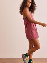 Hang Tough Mineral Wash Mini Dress Detail 2 - TULLABEE
