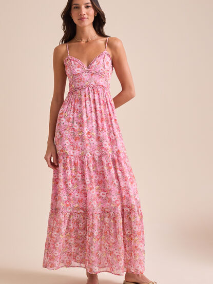 Kezia Floral Maxi Dress - TULLABEE