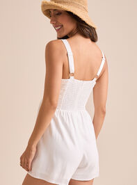 Austina Pleated Romper Detail 5 - TULLABEE