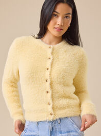 Camelia Fuzzy Cardigan - TULLABEE