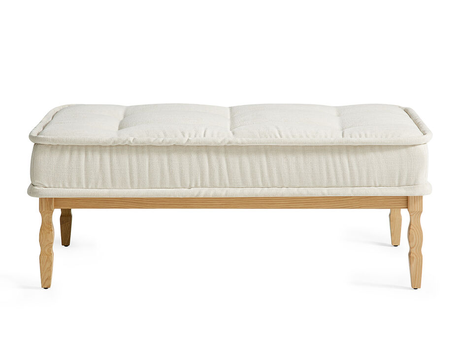 Kaia Upholstered Coffee Table/Ottoman - TULLABEE - 