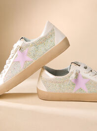 Paula Glitter Star Sneakers Detail 2 - TULLABEE