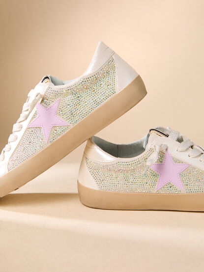 Paula Glitter Star Sneakers - TULLABEE