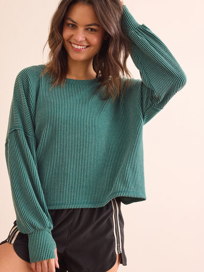 Urban Unwind Open Back Long Sleeve - TULLABEE