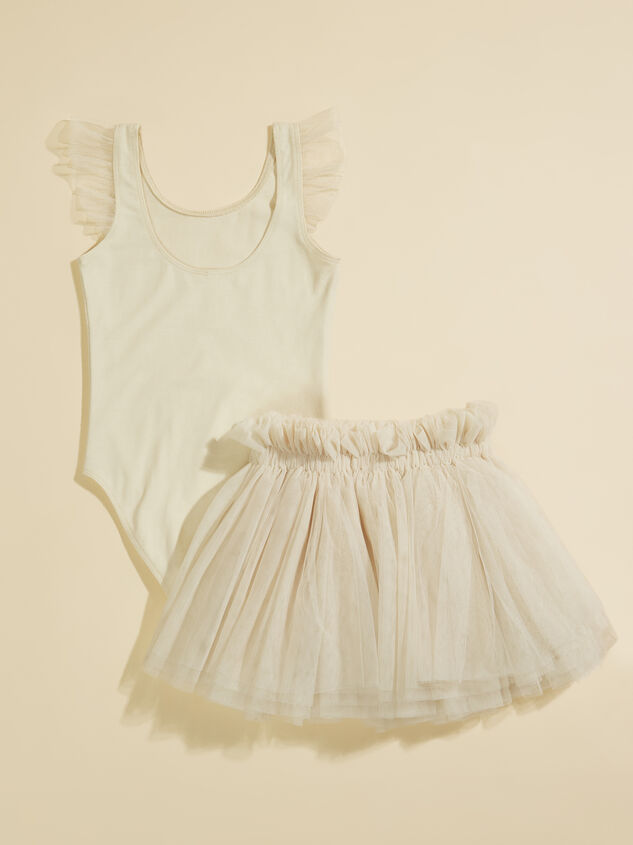 Lottie Baby Leotard + Tutu Set by Noralee Detail 2 - TULLABEE