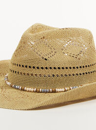 Woven Cowboy Hat Detail 2 - TULLABEE