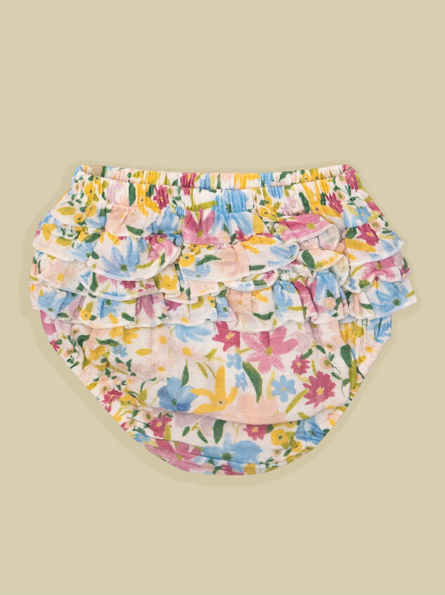 Mandie Baby Floral Sundress and Bloomer Set Detail 4 - TULLABEE