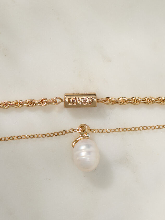 You are so Loved Charm Necklace Detail 2 - TULLABEE