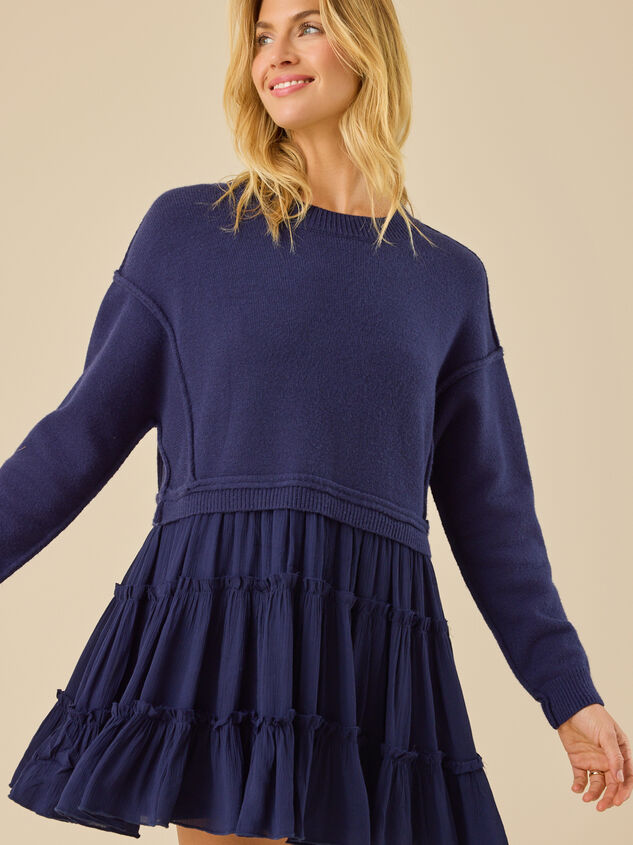 Adelaide Sweater Dress Detail 2 - TULLABEE