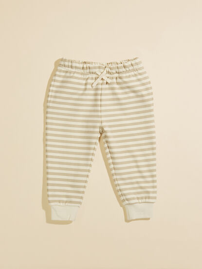 Owen Striped Sweatpants by Quincy Mae - TULLABEE