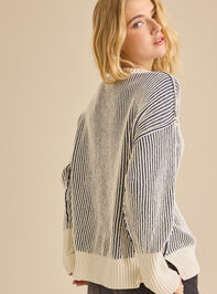 Arya Matte Chenille V-Neck Sweater Detail 4 - TULLABEE