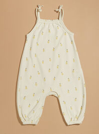 Lemon Smocked Jumpsuit by Quincy Mae - TULLABEE