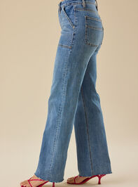 Jodie Wide Leg Jeans Detail 2 - TULLABEE