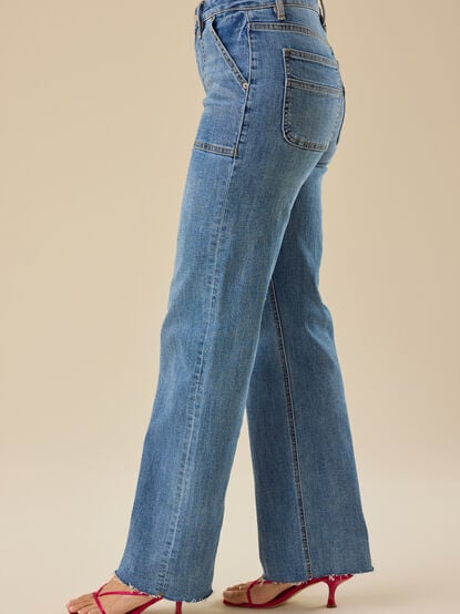 Jodie Wide Leg Jeans - TULLABEE