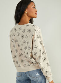 Everly Floral Mama Sweatshirt by Rylee + Cru Detail 4 - TULLABEE