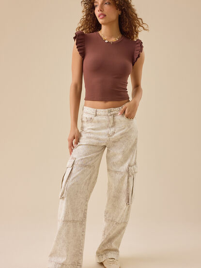 Halley Fluttersleeve Tank - TULLABEE