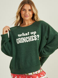 What Up Grinches Adult Sweatshirt - TULLABEE
