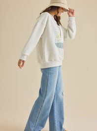 Set Sail Patchwork Pullover Detail 3 - TULLABEE