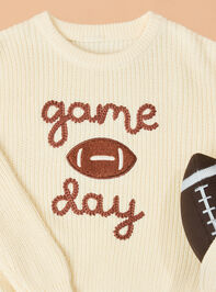 Playoff Cutie Sweater Detail 3 - TULLABEE