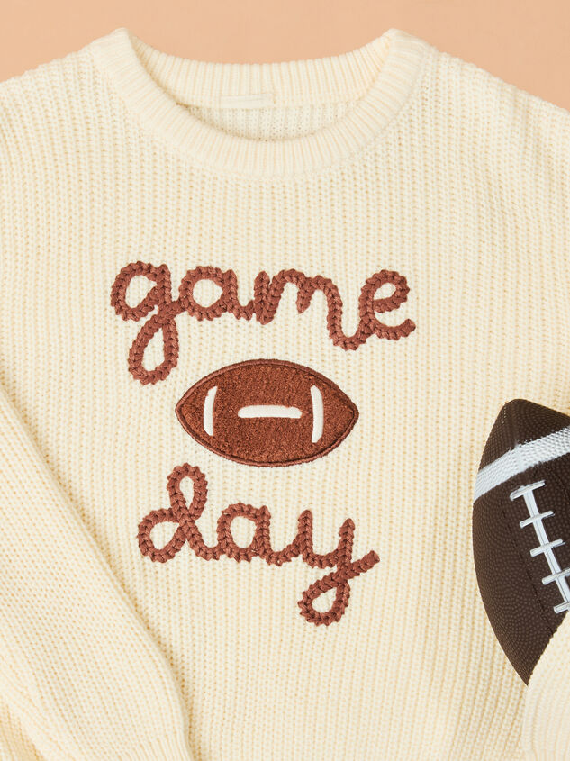 Playoff Cutie Sweater Detail 3 - TULLABEE