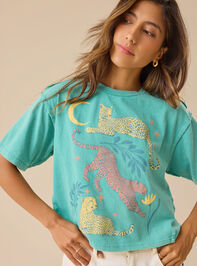 Sleepy Tiger Washed Cropped Tee - TULLABEE
