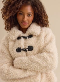 Tabby Flock Jacket Detail 3 - TULLABEE