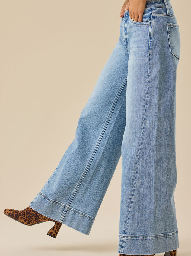 Chandler Wide Leg Jean Detail 4 - TULLABEE