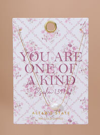 18k Gold Psalm 139:13 Necklace - TULLABEE