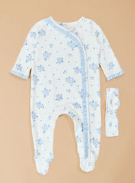 Skye Baby Ditsy Floral Sleeper - TULLABEE