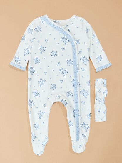 Skye Baby Ditsy Floral Sleeper - TULLABEE