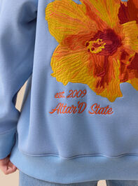 Meet At Sunset Embroidered Hoodie Detail 6 - TULLABEE