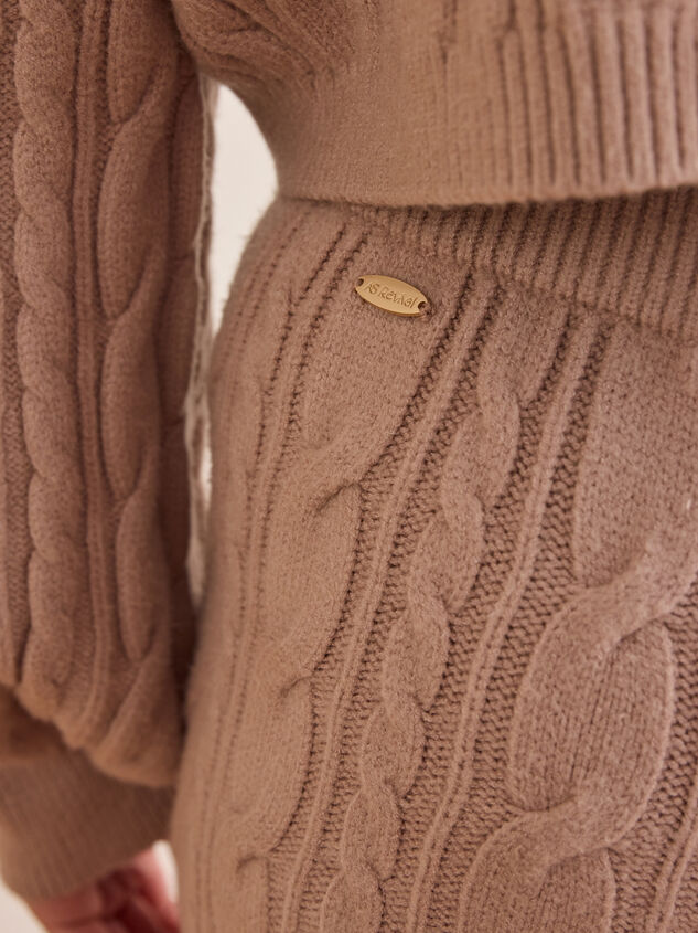 Dreamline Cable Knit Pant Detail 6 - TULLABEE