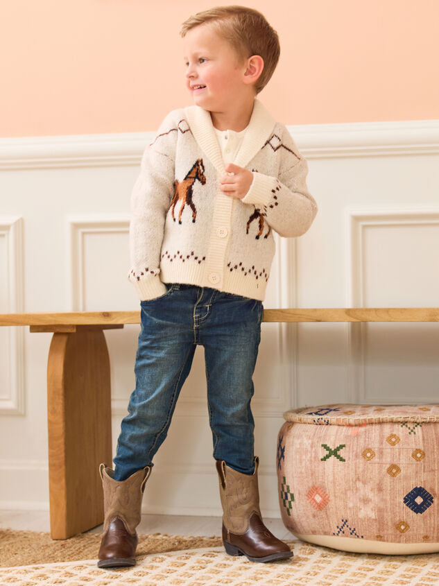 Vintage Horses Sweater - TULLABEE