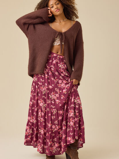 Kambry Floral Maxi Skirt - TULLABEE