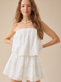 Chlo Strapless Romper Detail 3 - TULLABEE