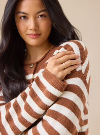 Emory Striped Cardigan Detail 4 - TULLABEE