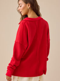 Gracey Waffle Knit Top Detail 6 - TULLABEE