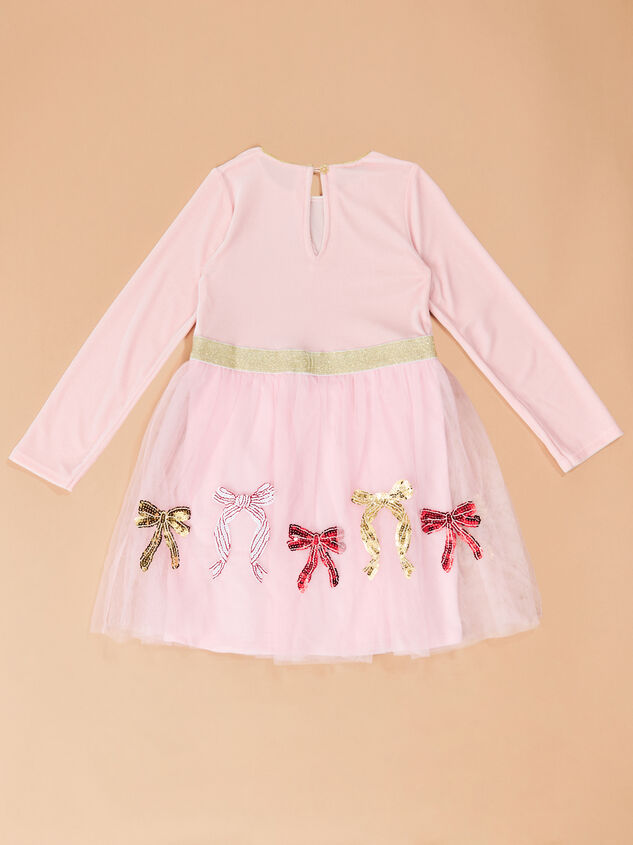 Angelica Velvet Bow Dress by Mudpie Detail 2 - TULLABEE