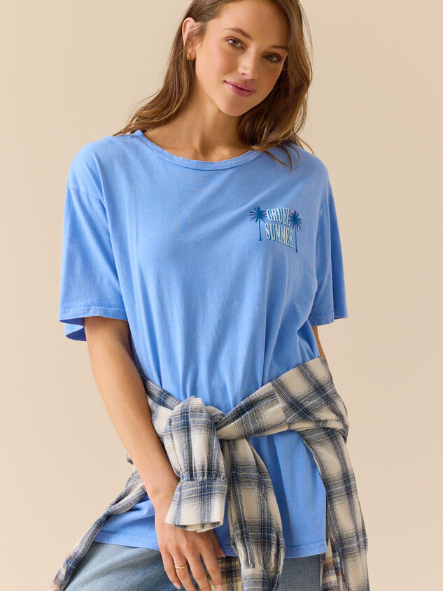 Cruel Summer Graphic Tee Detail 4 - TULLABEE