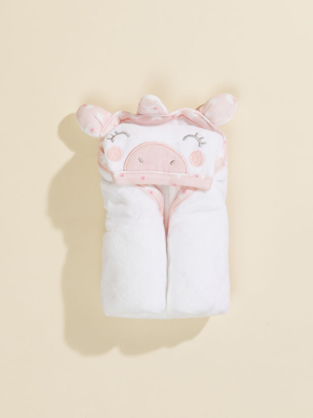Unicorn Hooded Bath Towel Detail 1 - TULLABEE