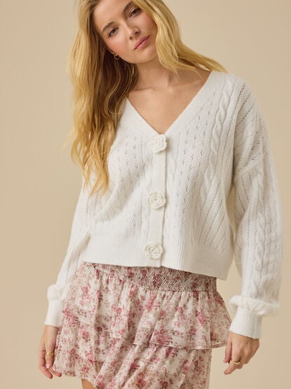 Regina Rose Cardigan - TULLABEE