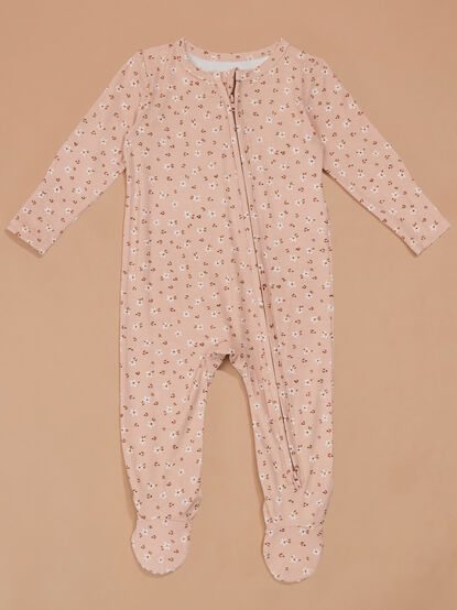 Carrie Floral Footie - TULLABEE