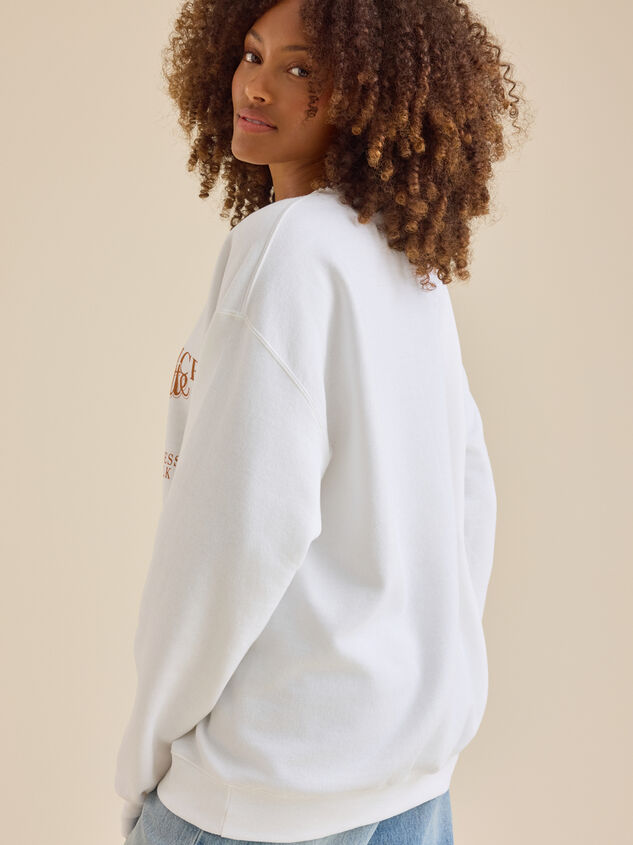 Pumpkin Spice Latte Pullover Detail 5 - TULLABEE